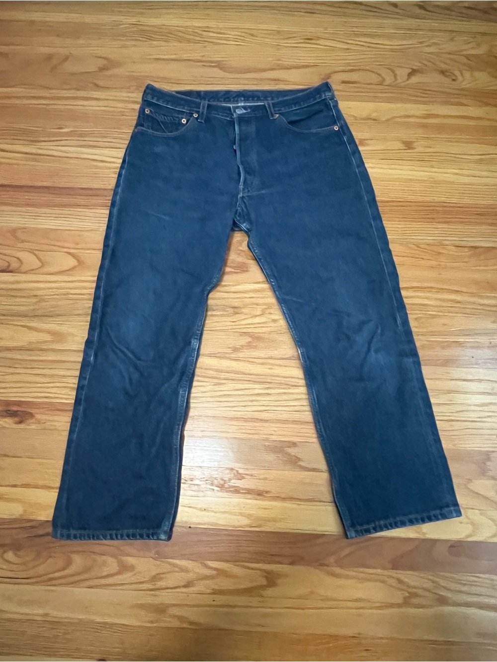 Levi's Men's Straight Leg Jeans in Dark Blue